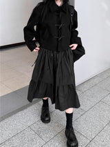  CLASSIC TOGGLE CROP COAT