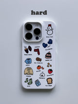 winter doodle case (hard)