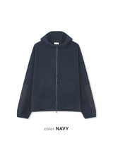 No.1520 フリースCRセットアップフードジップアップ (3color)