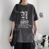 Low boxy fit short-sleeved T-shirt (4 colors) H&L