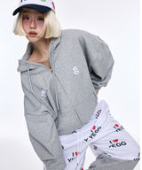 [BASIC] Wing Hoodie Gray
