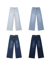 HIGH-WAISTED RELAXED WIDE-LEG JEANS (4COLORS!)