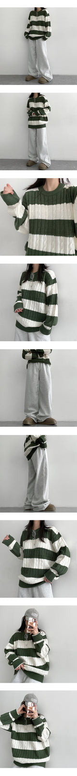 Issu napping hem string wide pants