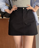 Chiu cotton mini skirt