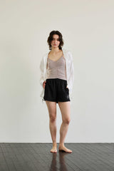 LUMINOUS OVERSIZED SHIRT / WHITE