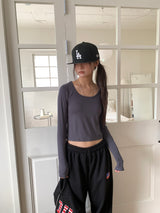 MILD U-NECK LONG SLEEVE (4C)