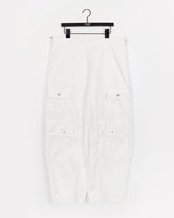 Senba string Wide Denim Cargo Pants