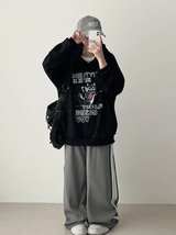 Enz サイドトラックラインワイドパンツ
