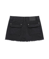 89 short skirt (black)