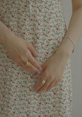 【MADE】 Bubble daisy ring