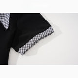 チェックリボンアクセントTシャツ 232427729