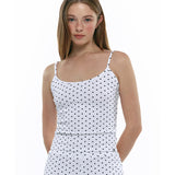 Polka Dot Sleeveless
