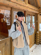 Ningur フリースベスト