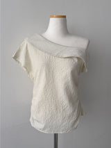 Check Seersucker Blouse
