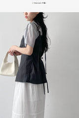 Attention Pleated Layered Bustier