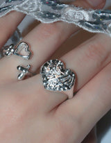 [MADE] melted volume heart ring