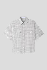 Pine Cropped Check Shirt