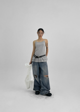 [MADE] Perotti Frill Layered Sleeveless