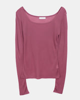 ネヴ スクエアネック ロングスリーブ Tシャツ (9 Colors)