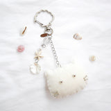 [soft keyring] シーサイドキャット (アイボリー)