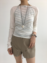 Uel Deep V-Neck T-Shirt (6color)