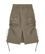 2PK スカート (khaki)