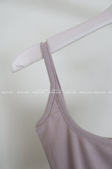 Rocky Deep Round Ribbed Sleeveless