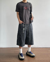 League Printed Ringer Short Sleeve Tee