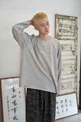 ヴィンテージ P. ダイイングカットアウトボックスTシャツ (Gray)