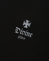 Divine ワッフルロングスリーブ/ブラック