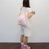 Reversible Oxford Gym Sack - Pink