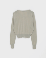 [MADE] スムースコットンVネックニット (Cotton 85%)