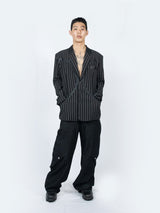 Double Zipperfly Cargo Denim (Vintage Black)