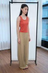 Basic Ribbed Sleeveless (Orange)