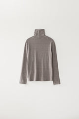 ベーシックタートルネックTシャツ (モカ)