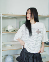 Updraft オーバーサイズアートワークTシャツ [ホワイト]