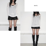 mist flow v-neck T (4color)