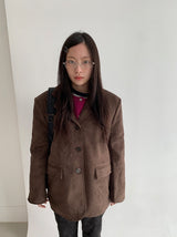 Rammo Suede Wool Single Jacket