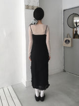leaf Long Tank Top Dress