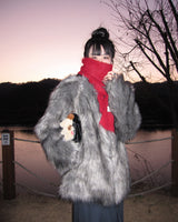 Wild fur jacket