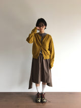 YWD ロゴTシャツ_チャコール