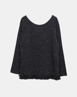 Herin Stripe Frill Long Sleeve T-Shirt