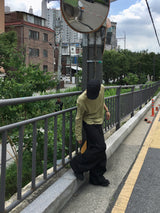 ステイン ノンフェードフレアデニムパンツ 2C
