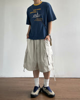 ウェーブプリントTシャツ