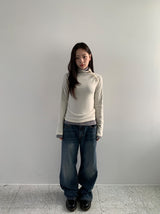 ソヤンデニムワイドパンツ