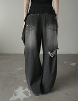 Bark Heavy Distressed Denim
