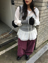 レネアンゴラニットベスト (3color)