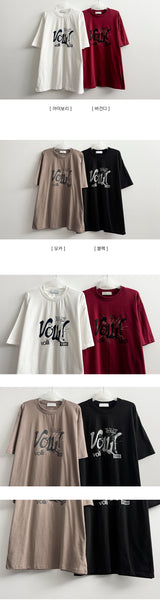 Otle ヴィンテージ ボックスフィット 半袖Tシャツ