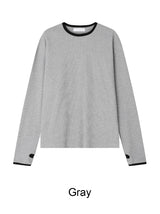 ネスフィンガーホールワッフル長袖Tシャツ