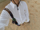 ASCLO Emblem Linen Color Shirt (6color)